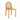TOV Amara Natural Rattan and Performance Fabric Arched Back Dining Chair