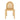 TOV Amara Natural Rattan and Performance Fabric Arched Back Dining Chair