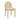 TOV Amara Cream Contract-Grade Linen Arched Dining Chair Cream, Natural