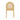 TOV Amara Cream Contract-Grade Linen Arched Dining Chair Cream, Natural