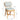 TOV Dorine Striped Performance Linen & Rattan Dining Chair, Mint Green option, image 8