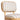 TOV Dorine Striped Performance Linen & Rattan Dining Chair, Khaki option, image 6