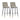 TOV Evora Velvet Counter Stool - Set of 2, Grey option, image 1