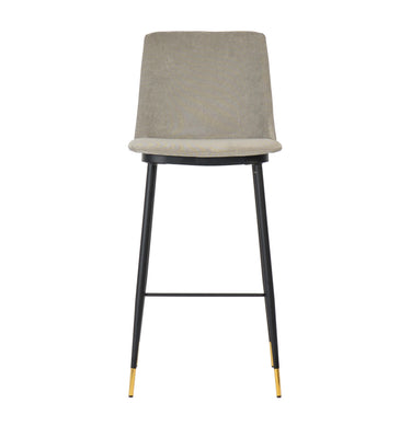 TOV Evora Velvet Counter Stool - Set of 2, Grey option, image 4
