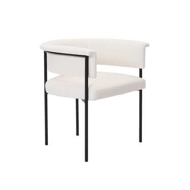 TOV Taylor Performance Linen Dining Chair Cream
