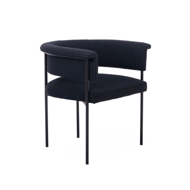 TOV Taylor Performance Linen Dining Chair Black