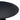 TOV Gevra 54" Black Acacia & Faux Plaster Round Dining Table