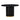 TOV Chelsea 47" Oak Wood Round Dining Table Black