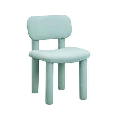 TOV Elise Performance Velvet Dining Chair Light Blue