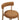 TOV Nikita Performance Vegan Leather Dining Chair Brown