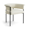 TOV Taylor Performance Vegan Leather Dining Chair Cream