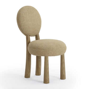 TOV Sulley Performance Basketweave Dining Chair Honey