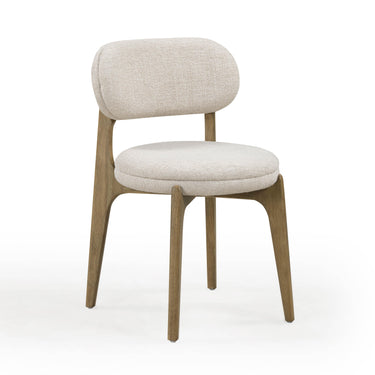 TOV Carnation Performance Fabric Dining Chair Cream