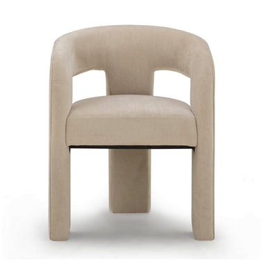 TOV Malone Performance Chenille Dining Chair Taupe