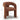 TOV Malone Performance Chenille Dining Chair Rust