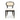 TOV Cosette Black Dining Chair in Cream Performance Linen Black, Cream