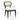 TOV Cosette Black Dining Chair in Cream Performance Linen Black, Cream