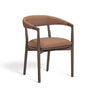 TOV Vina Performance Vegan Leather Dining Chair Brown