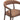TOV Vina Performance Vegan Leather Dining Chair Brown