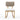 TOV Bobbie Cream Performance Vegan Leather and Grey Vegan Shearling Dining Chair Cream, Grey