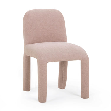 TOV Georgia Performance Chenille Dining Chair Light Pink