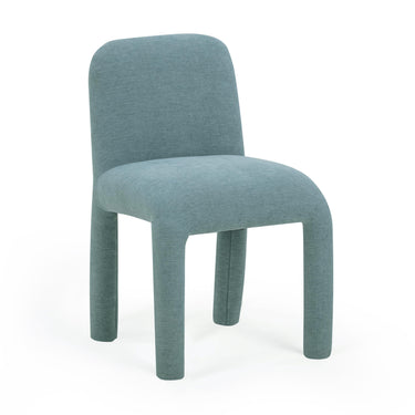 TOV Georgia Performance Chenille Dining Chair Light Blue