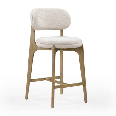 TOV Carnation Performance Fabric Counter Stool, Cream option, image 1