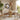 TOV Vina Cognac Performance Vegan Leather and Cream Textured Weave Dining Chair Cognac, Cream