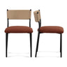 TOV Celine Performance Boucle Dining Chair - Set of 2 Maroon