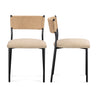 TOV Celine Performance Boucle Dining Chair - Set of 2 Tan