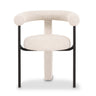 TOV Synn Performance Boucle Dining Chair Cream