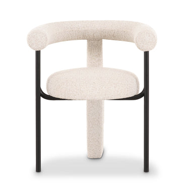 TOV Synn Performance Boucle Dining Chair Cream
