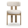TOV Odessa Cream Performance Fabric Dining Chair Cream