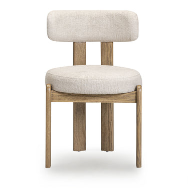 TOV Odessa Cream Performance Fabric Dining Chair Cream
