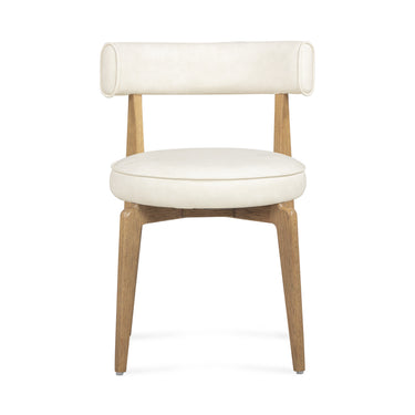 TOV Nikita Performance Vegan Leather Dining Chair Cream
