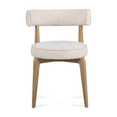 TOV Nikita Cream Performance Fabric Dining Chair Cream