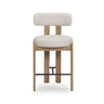 TOV Odessa Cream Performance Fabric Counter Stool, image 1
