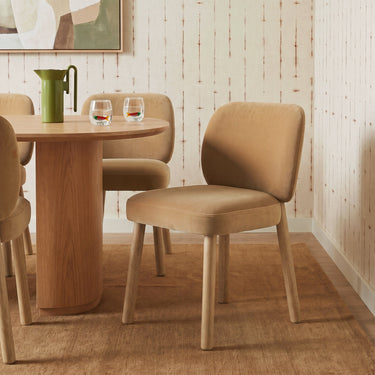 TOV Foxy Performance Fabric Dining Chair, Camel option, image 2