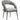 TOV Rocco Performance Velvet Dining Chair Light Grey