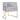 TOV Giselle Performance Velvet Dining Chair with Gold Base Grey - ON FINAL SALE