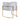 TOV Giselle Performance Velvet Dining Chair with Gold Base Grey - ON FINAL SALE