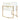 TOV Giselle Performance Velvet Dining Chair with Gold Base Cream