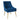 TOV Beatrix Pleated Performance Velvet Dining Chair Navy