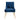 TOV Beatrix Pleated Performance Velvet Dining Chair Navy