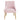 TOV Beatrix Pleated Performance Velvet Dining Chair Blush