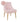 TOV Beatrix Pleated Performance Velvet Dining Chair Blush