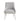 TOV Beatrix Pleated Light Grey Performance Velvet Dining Chair - Silver Legs Light Grey