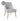 TOV Beatrix Pleated Performance Velvet Dining Chair Light Grey