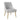 TOV Beatrix Pleated Performance Velvet Dining Chair Light Grey