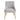 TOV Beatrix Pleated Performance Velvet Dining Chair Light Grey